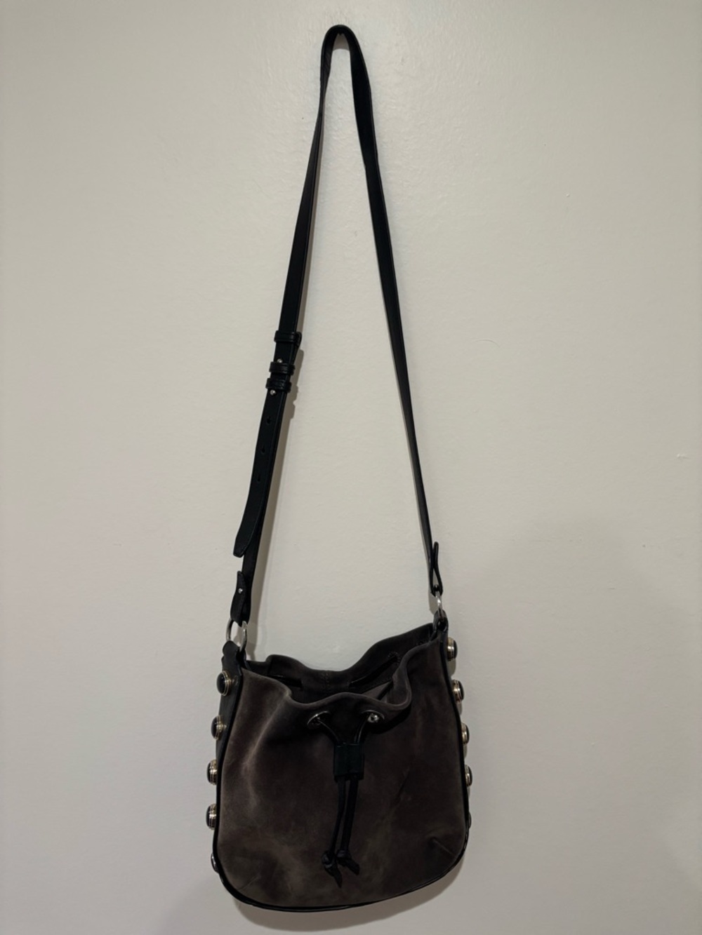Drawstring Shoulder Bag - Picture 1 of 8